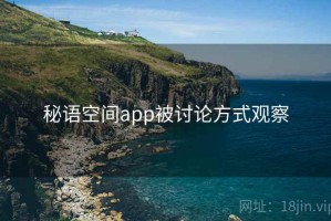 秘语空间app被讨论方式观察