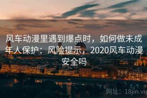 风车动漫里遇到爆点时，如何做未成年人保护：风险提示，2020风车动漫安全吗