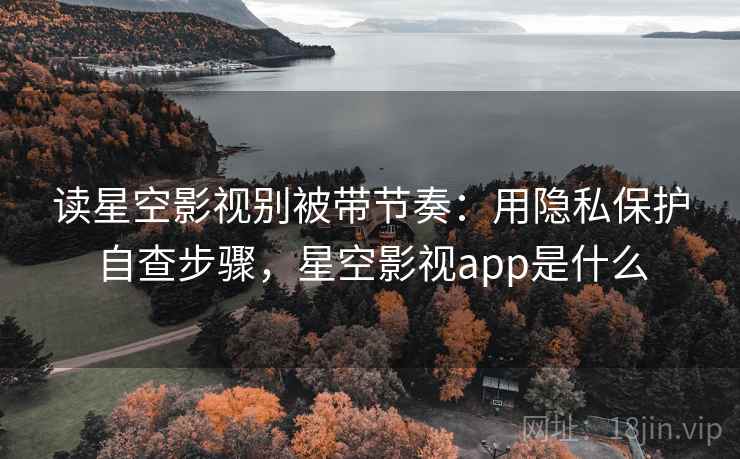 读星空影视别被带节奏：用隐私保护自查步骤，星空影视app是什么