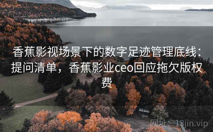 香蕉影视场景下的数字足迹管理底线：提问清单，香蕉影业ceo回应拖欠版权费
