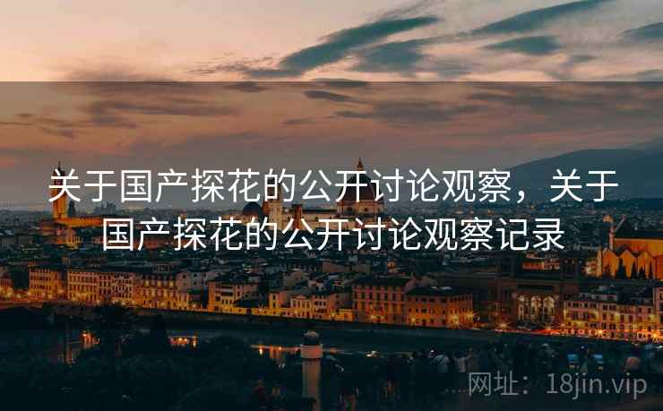 关于国产探花的公开讨论观察，关于国产探花的公开讨论观察记录