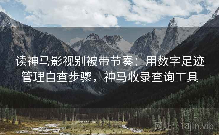 读神马影视别被带节奏：用数字足迹管理自查步骤，神马收录查询工具